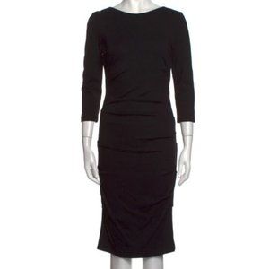 Nicole Miller Bateau Neckline Mini Dress, Size Medium